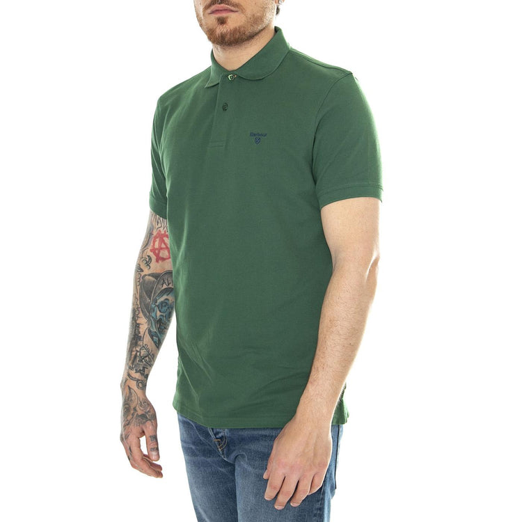 Lightweight Sports Polo Racing Green - Polo Uomo Verde SS24-MML1367-OL72  BARBOUR 