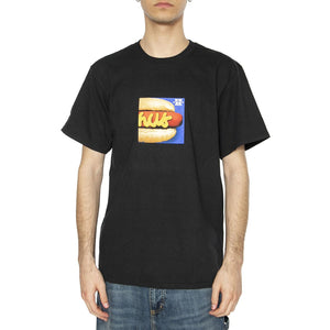 Dirty Water Dog S/S Tee - Maglietta Girocollo Uomo Nera TS01732-BLACK  HUF 