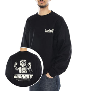 Wiptopia Sweat -- Felpa Uomo Nera I035644.89XX . CARHARTT WIP 