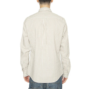 Cresswell Seersucker Shirt Stone - Camicia Uomo Multicolore MSH5577-STONE  BARBOUR 