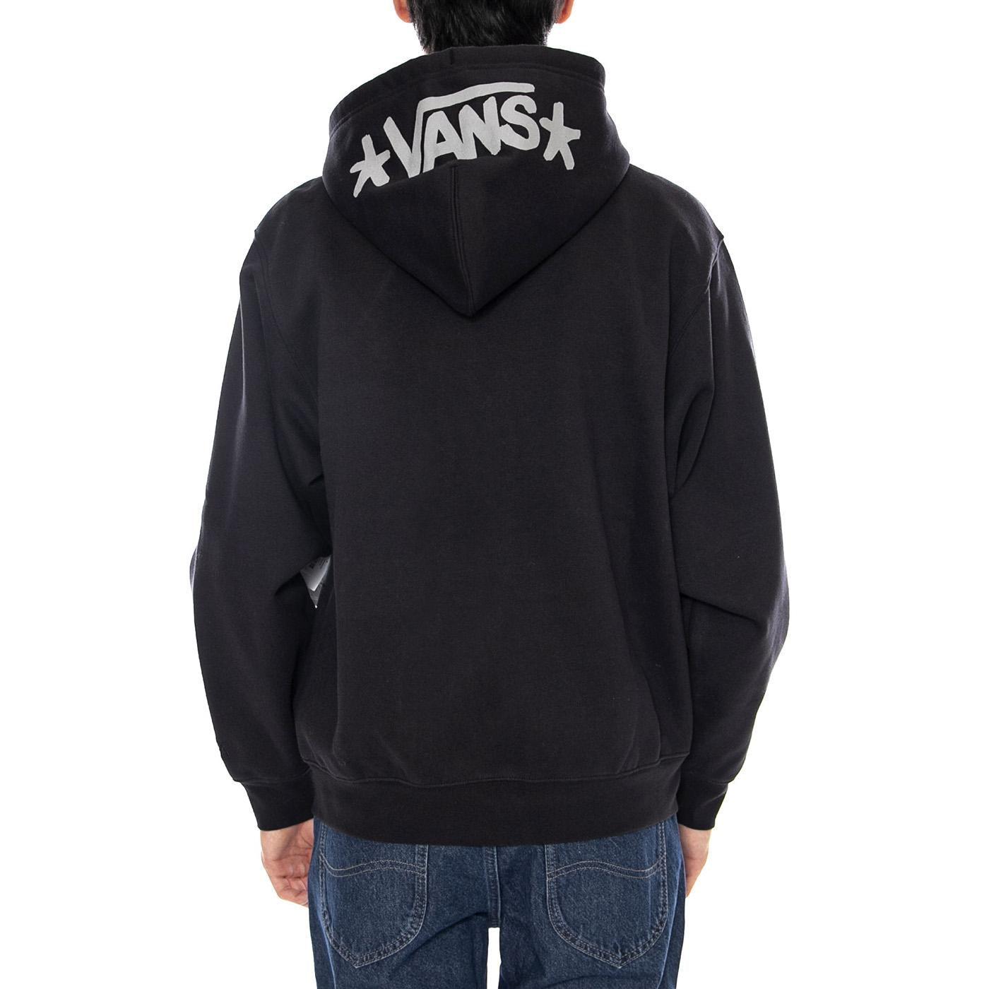 Skate Atiba Haze Zip Hoodie Black - Felpa con Cappuccio Uomo Nera VN000Q77 BLK1 VANS 