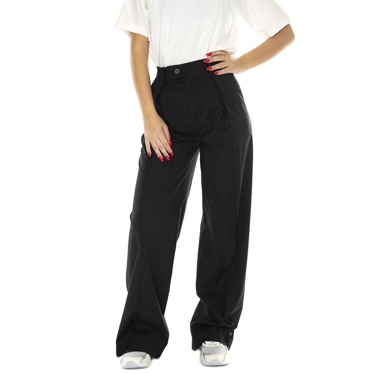 Pantalone Donna 999 Black - Pantaloni Donna Neri W261KORA527W593-999  SKILLS 