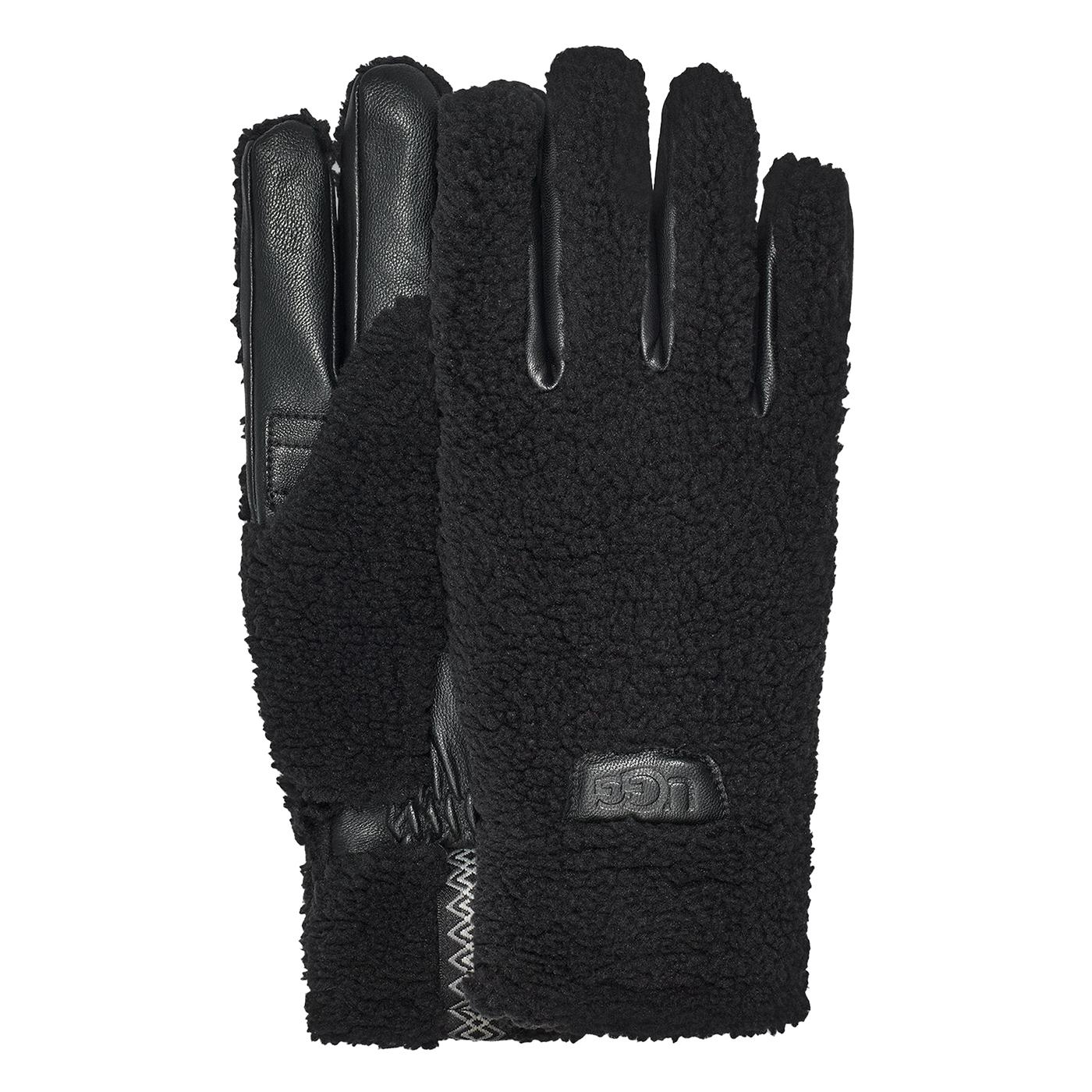 M Sherpa Glove Black - Guanti Neri UGA21644-BLK  UGG 