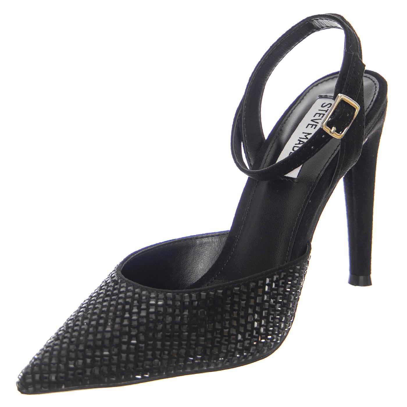 W' Alessi Black / Black Shoes - Scarpe Donna Nere SM-ALES07S1  STEVE MADDEN 