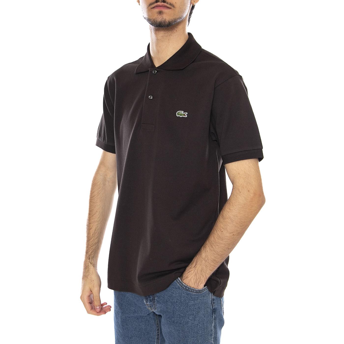 Maglietta M/C SKB Black Polo Shirt - Polo Uomo Nera 1212-SKB  LACOSTE 