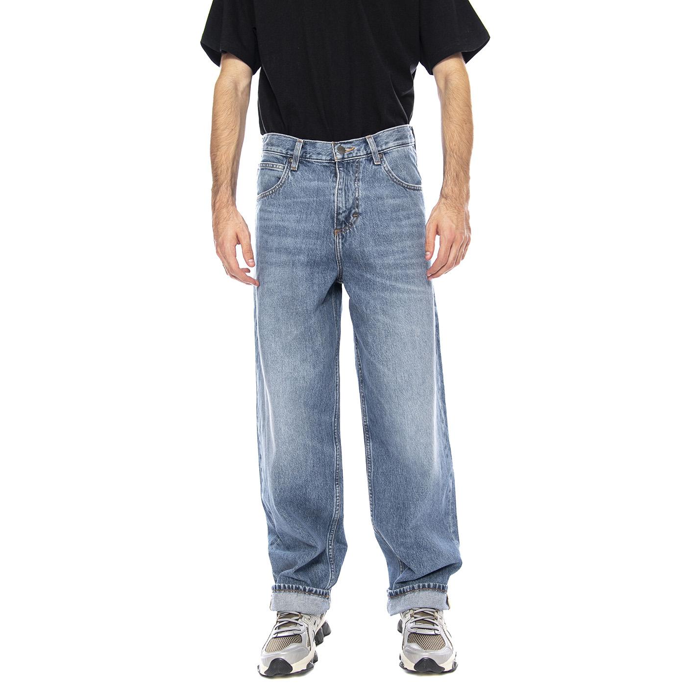 Baggy Jean Triumph - Pantalone Denim Jeans Uomo Blu 112372646  LEE 