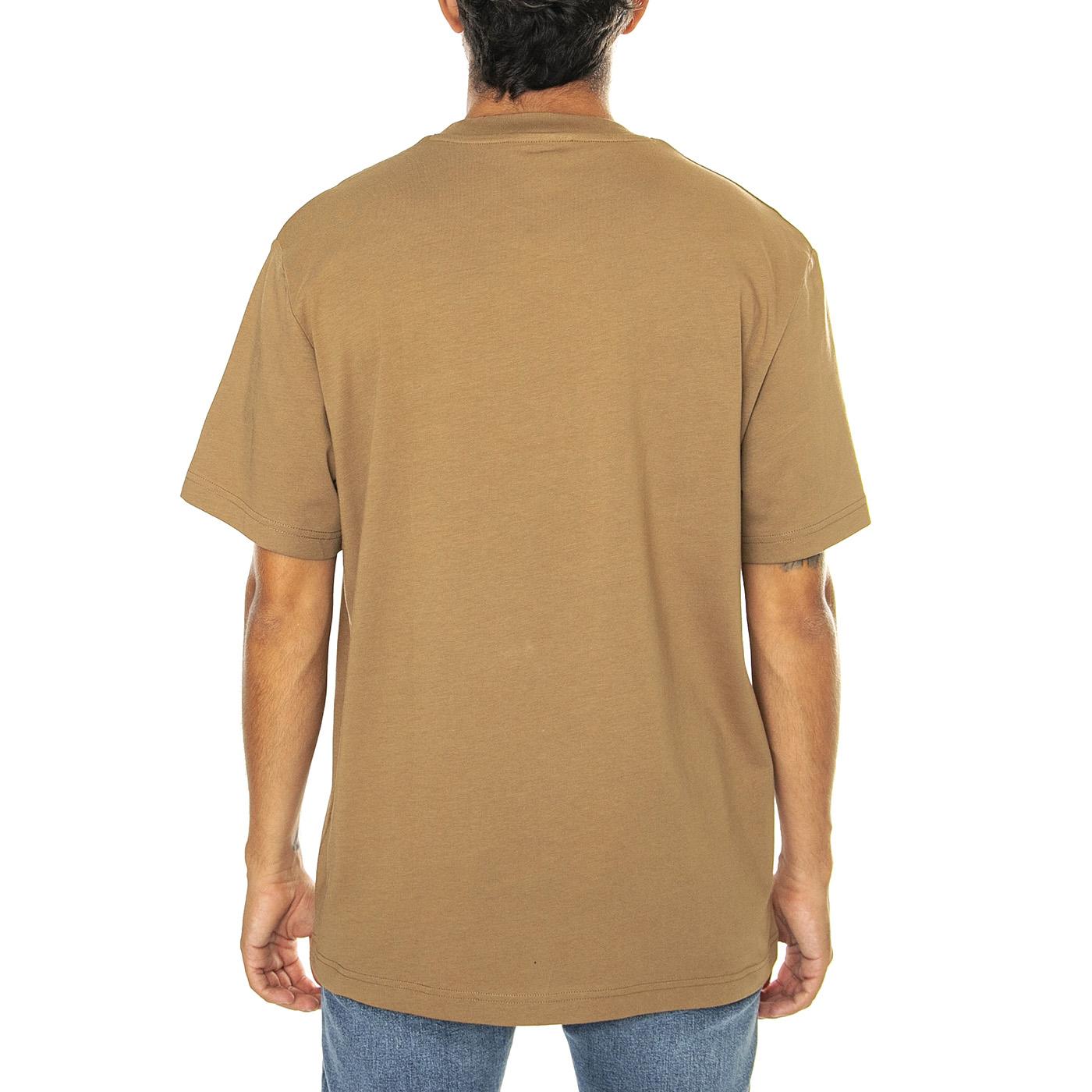 T-Shirt TH7318-Six - Maglietta Girocollo Uomo Marrone TH7318-SIX  LACOSTE 