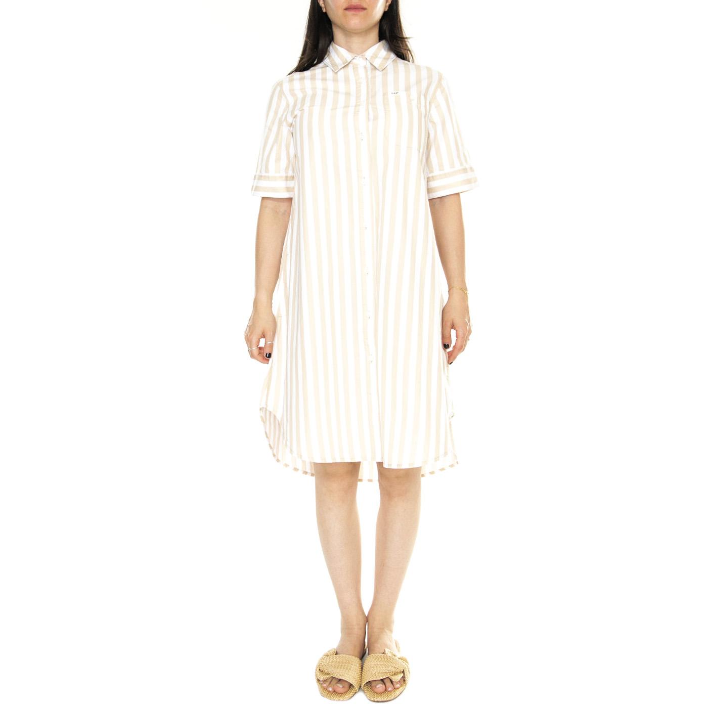 All Purpose A Line Dress Oatrmeal - Abito Donna Multicolore 112350274  LEE 