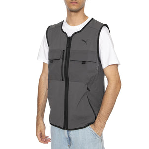 PUMATECH Cargo Vest Dusky Gray - Giacca Smanicata Uomo Grigia 629916-44  PUMA 