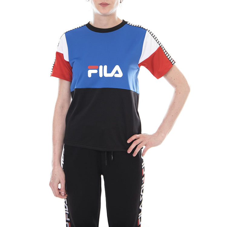 Ariel Tee black-strongblue 682145-L05  FILA 