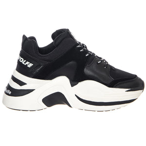 Track Sneakers - Black / White - Scarpe Basse Donna Nere NWSTRACK-BLKWHT  NAKED WOLFE 