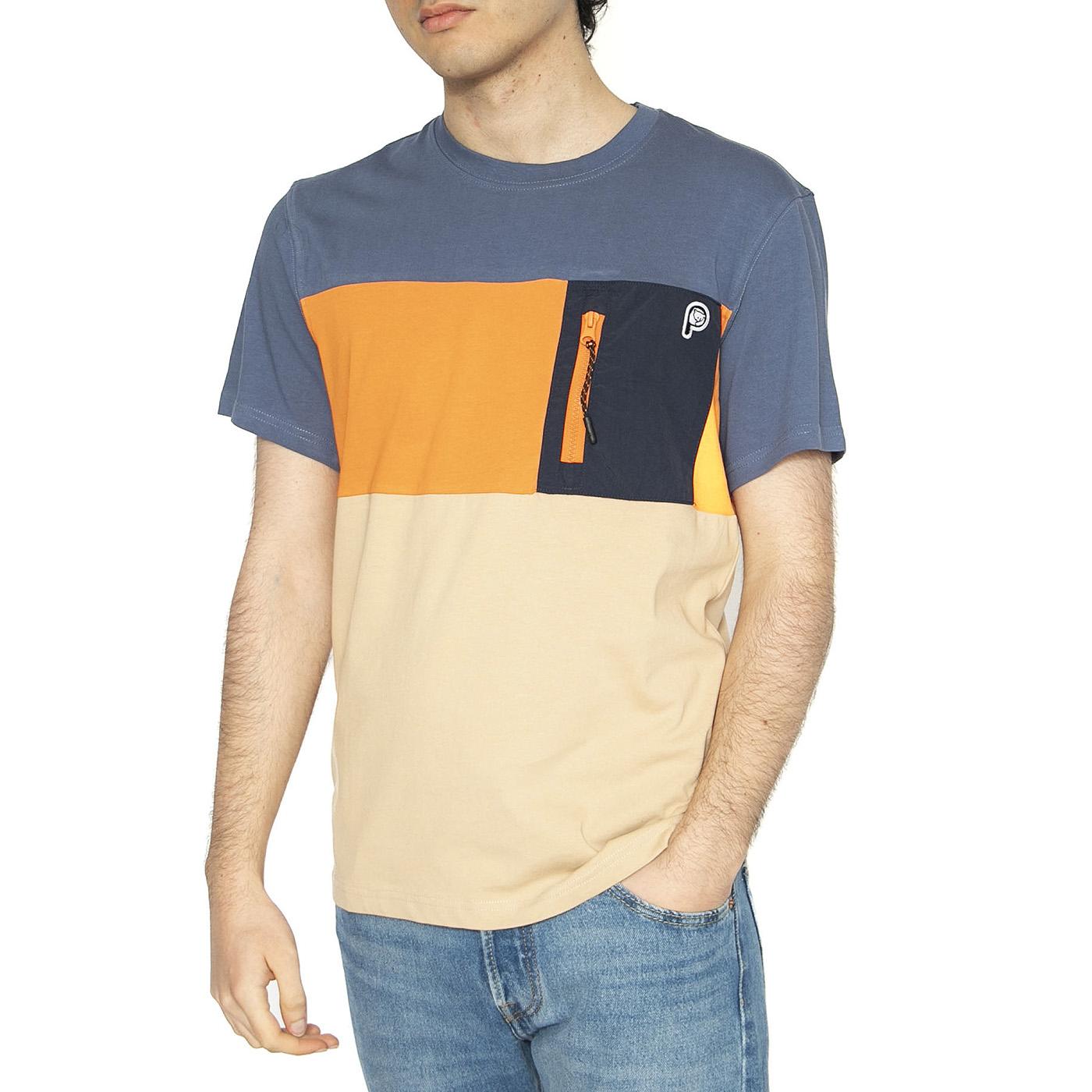 The Penfiled Mattawa T-Shirt Cuban Sand - Maglietta Girocollo Uomo Multicolore PFD0162-C83  PENFIELD 