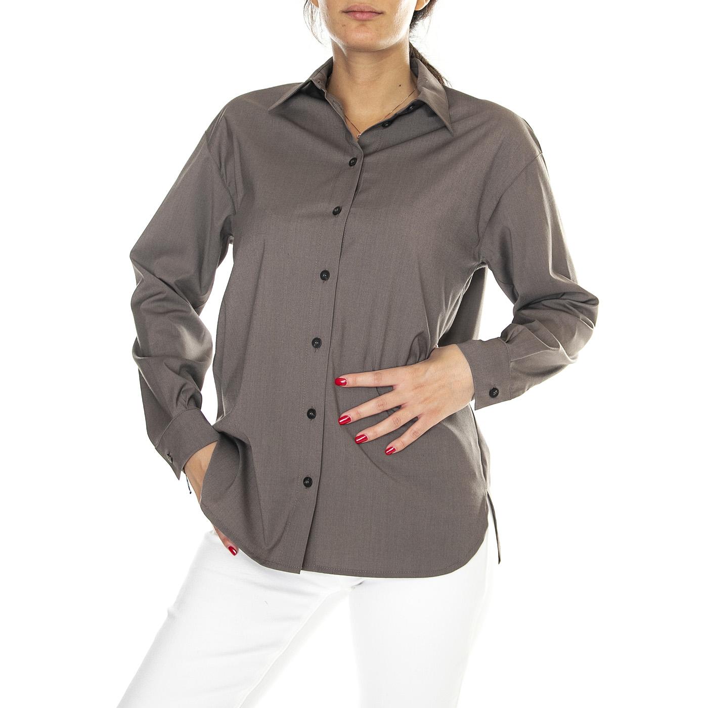 Camicia Donna 940 Grigia Grey Shirt W266C06W593-940  SKILLS 