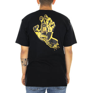  Crash Hand Tee Black  SANTA CRUZ 