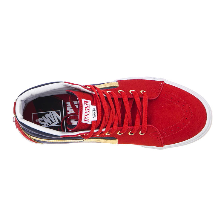 UA SK8-HI (MARVEL) CAPTAIN MARVEL/TRUE WHITE VA38GEUBI  VANS 