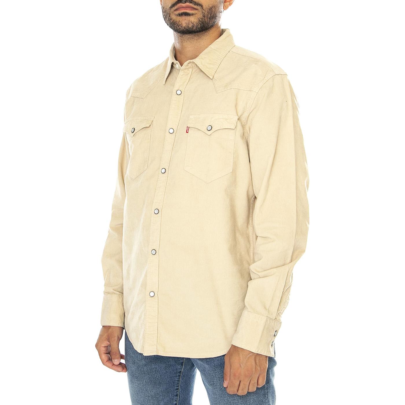 Barstow Western Standard Safari Tans - Camicia Uomo Beige 85744-0079  LEVIS 