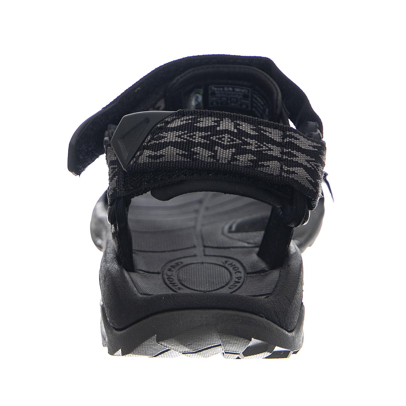 Terra Fi Lite Rambler Black - Sandali Uomo Neri 1001473-RRBK  TEVA 