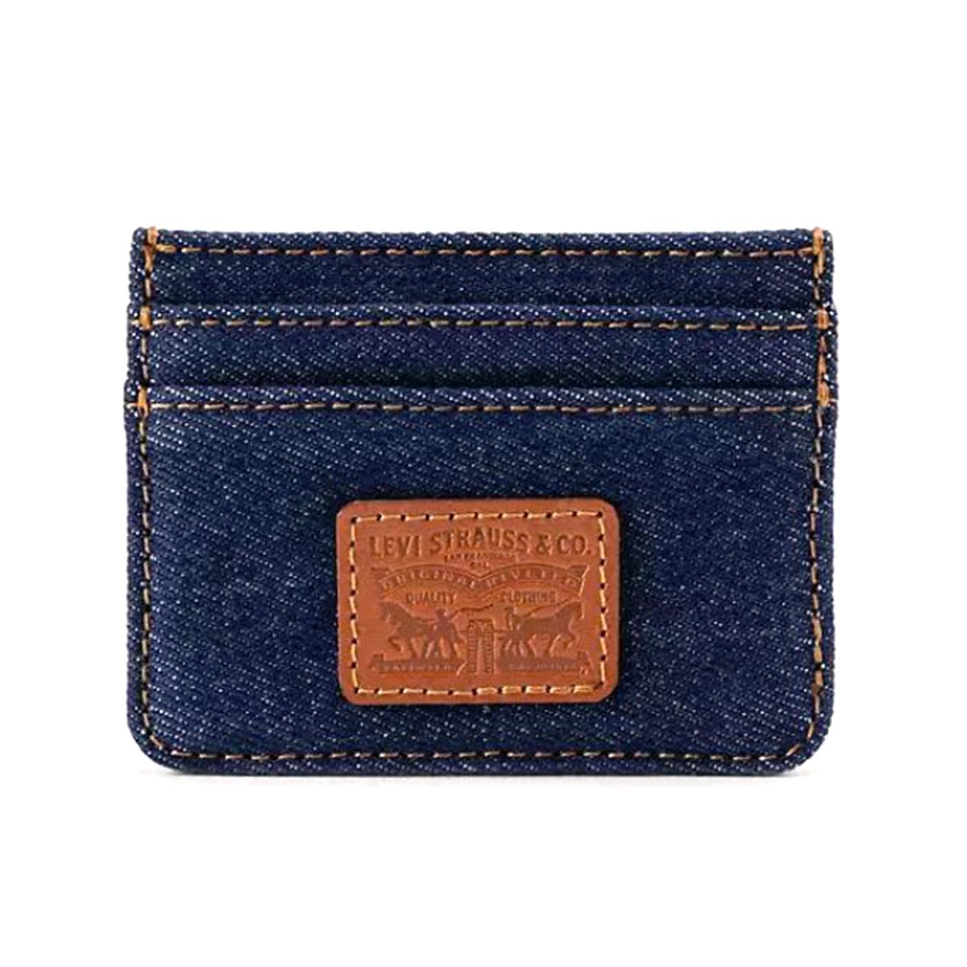 Billy Plaque Belt - Toffee / Dark Indigo - Portacarte Blu 0020B 0000 LEVIS 