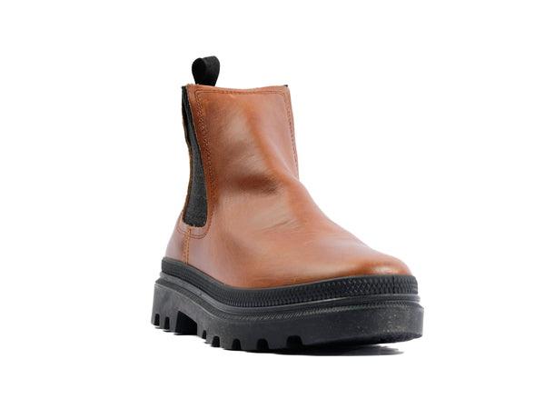 Pallatrooper Chelsea Brown - Scarpe Profilo Alto Uomo Marroni PAS08915-214-M  PALLADIUM 