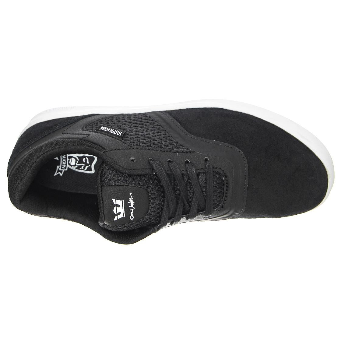 Saint - Scarpe Stringate Profilo Basso Uomo Nere / Bianche 05674-002 . SUPRA 