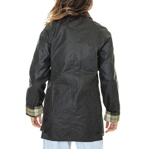 Beadnell Wax Jacket Sage - Giacca Invernale Donna Verde FW22-LWX0667-SG91  BARBOUR 