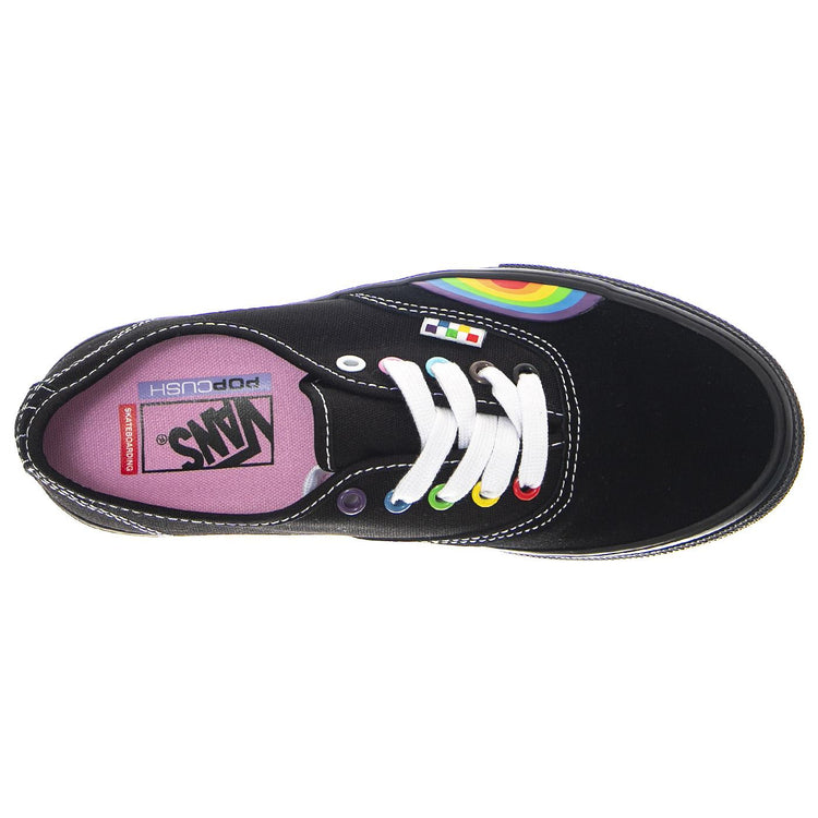MN Skate Authentic Pride Black / Multi - Scarpe Stringate Profilo Basso Uomo Nere / Multicolore VN0A5FC8BML1  VANS 
