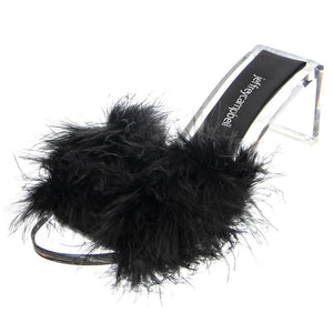 Luxuries Black Faux Suede+Fur - Sandali Donna Neri JCSJC-931-1-7 -BLA  JEFFREY CAMPBELL 