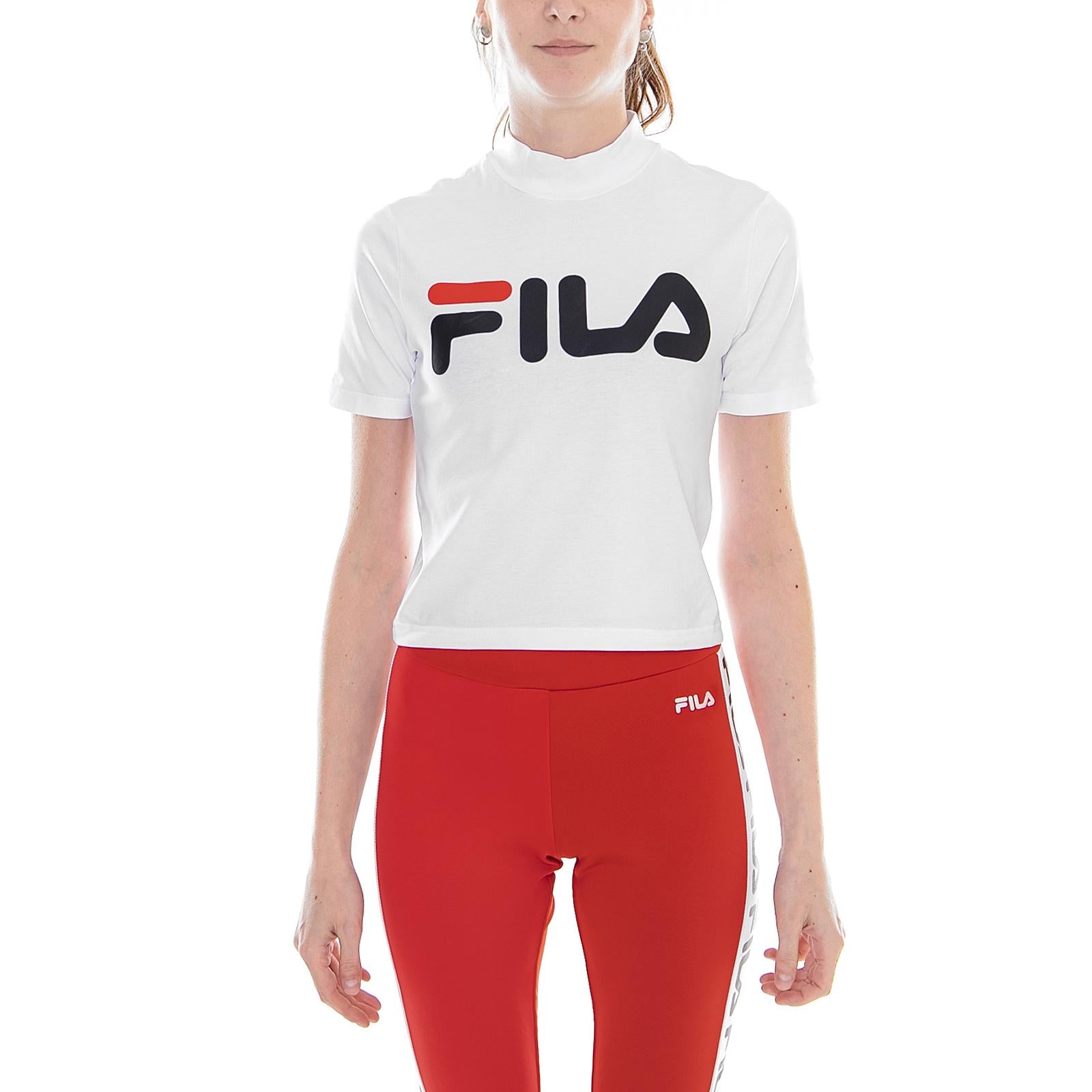 Every Turtle - Bright White - Maglietta a Mezzo Collo Donna 96614_4  FILA 
