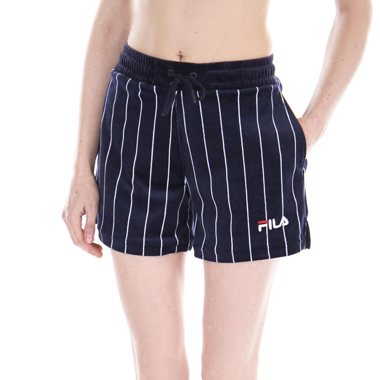 Maryana Velour Pin Stripe Short peacoat 684314-A47  FILA 