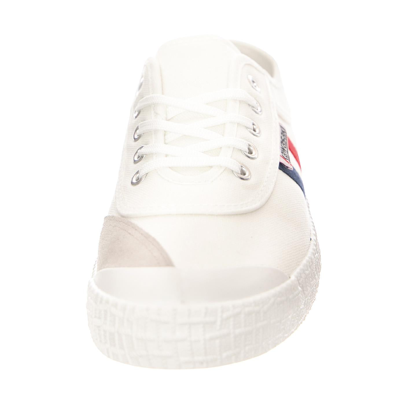 Retro 2.0 White Shoes - Scarpe Stringate Profilo Basso Uomo / Donna Bianche KWS232424-1002  KAWASAKI 