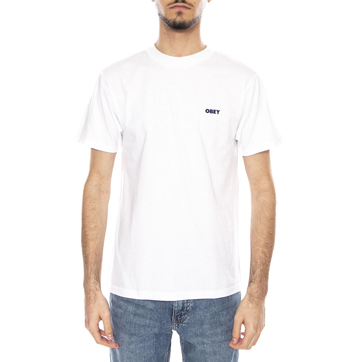 Obey Erase All Thought Tee -- Maglietta Girocollo Uomo Bianca 165264212 WHT OBEY 