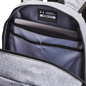UA Hustle Sport Backpack Gray - Zaino Grigio 77-1364181-12  UNDER ARMOUR 