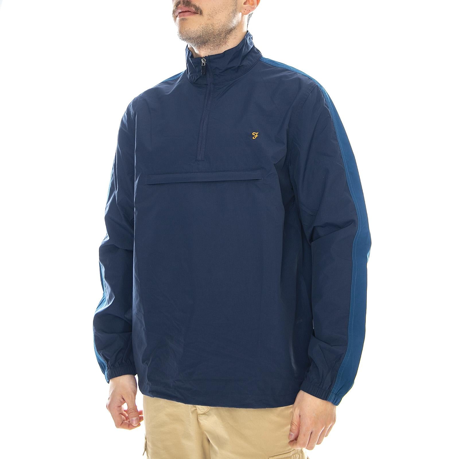 Donnelly Overhead Sol Jacket - Yale Blue - Giacca Estiva Uomo Blu F4RS7005-996  FARAH 