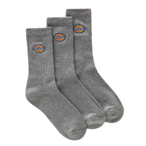 Valley Grove Sock Grey Melange - Set da 3 Paia di Calzini Grigi DK0A4X 82GYM1 DICKIES 