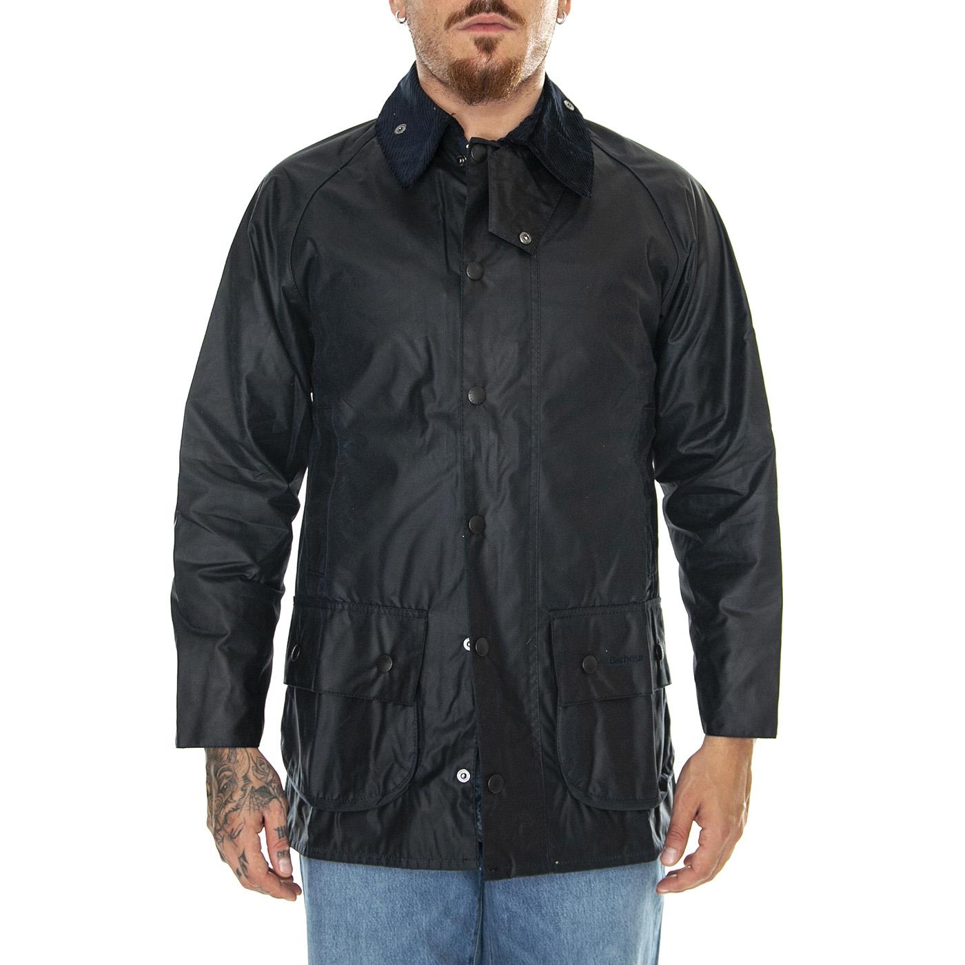 M's Beaufort Wax Jacket Navy - Giacca Invernale Uomo Blu MWX0017-NY91-FW23  BARBOUR 