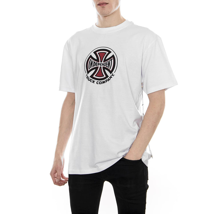 Truck Co - White - Maglieta Girocollo Uomo Bianca 80758_4  INDEPENDENT 