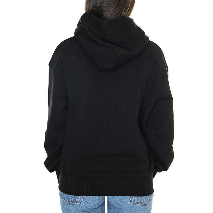 W' Hooded Casey Sweatshirt Black / Silver - Felpa con Cappuccio Donna Nera I032644.0M4XX  CARHARTT WIP 