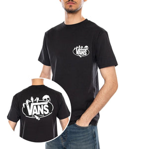SHOW OFF SS TEE BLACK - Maglietta Girocollo Uomo Nera VN000SWT BLK1 VANS 