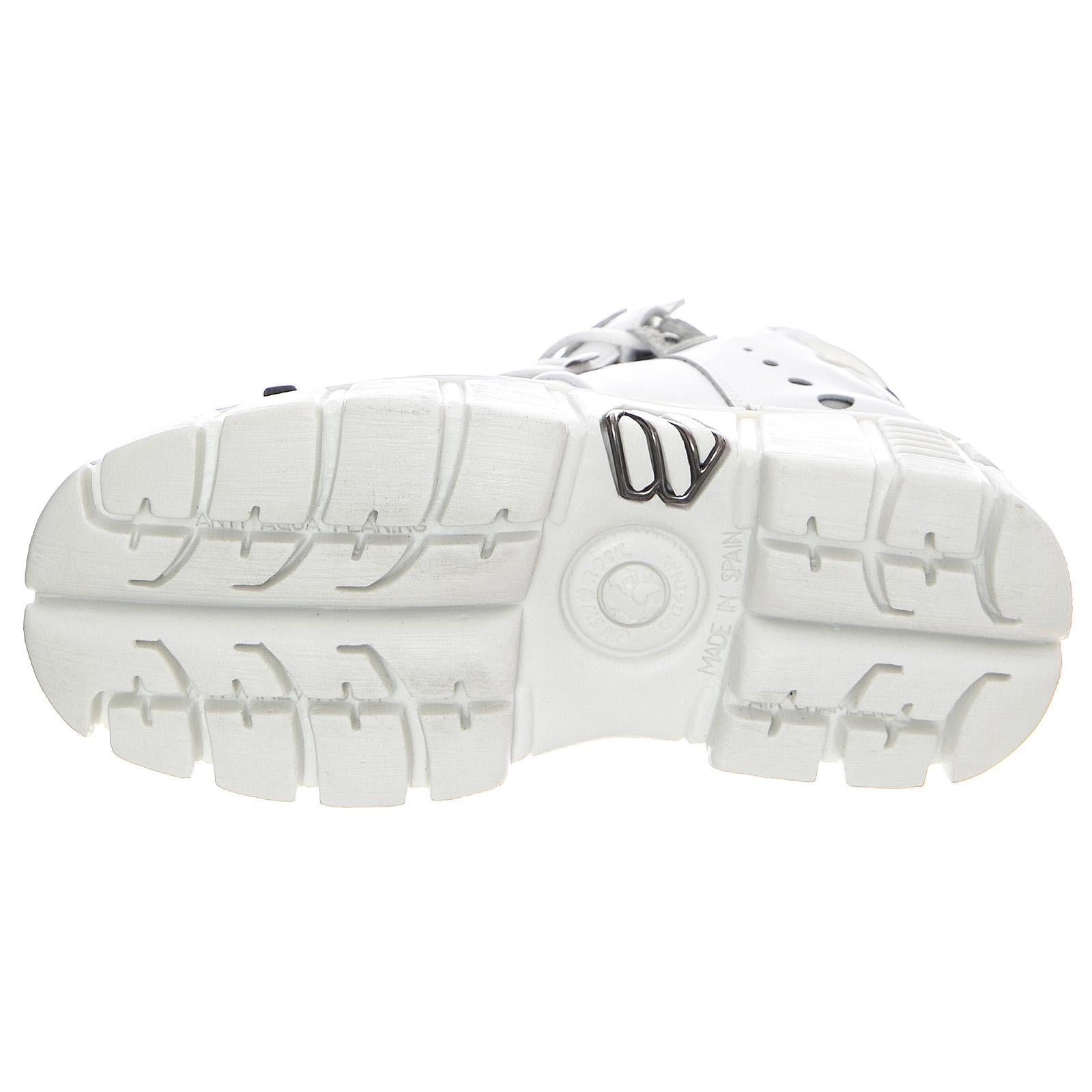 Napa 106-C65 Shoes - White - Scarpe Stringate Profilo Basso Donna Bianche NRSM-106-C65  NEW ROCK 