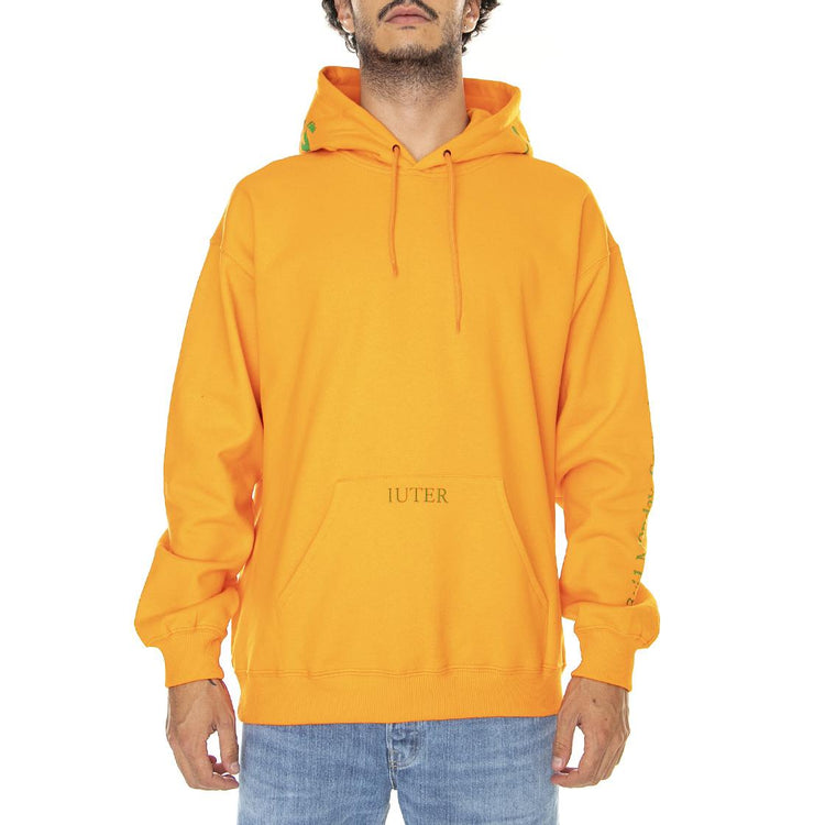 Shame Hoodie Orange - Felpa con Cappuccio Uomo Arancione 22WISH50-ORANGE  IUTER 