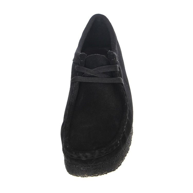 Wallabe Black Suede - Scarpe Stringate Profilo Basso Donna Nere 155522-00001  CLARKS 