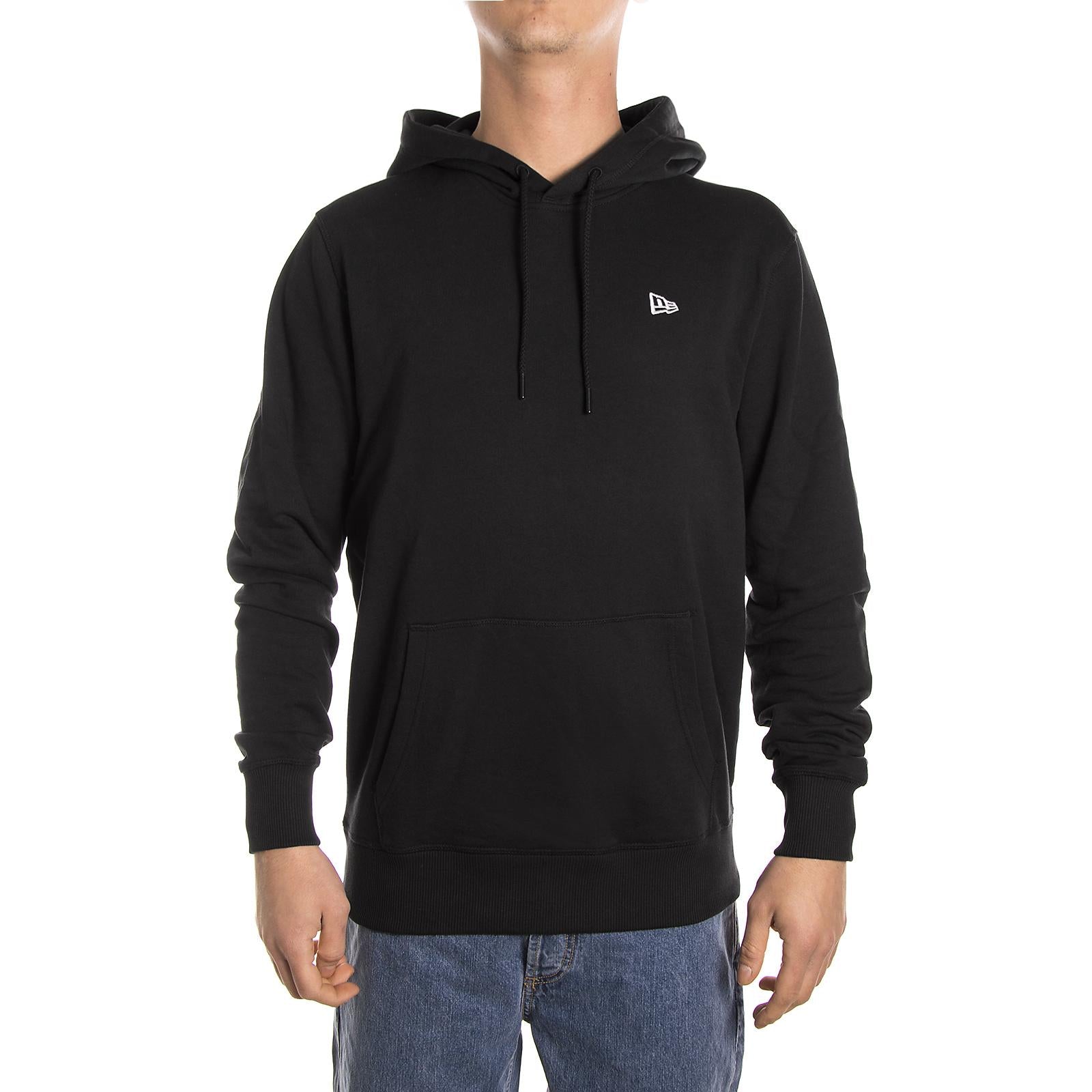 ESSENTIAL HOODY BLACK 75371_4  NEW ERA 