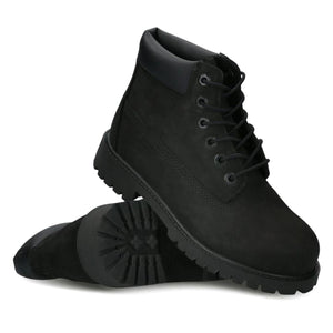 Timberland Premium 6 Inch Lace Up Waterproof Boot Black - Stivaletti Bambino Neri TB1127070011  TIMBERLAND 