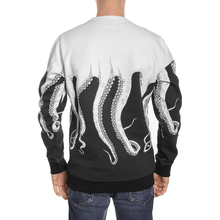 BLACK OCTOPUS CREWNECK ORIGINAL WHITE Esterno 76249_4  OCTOPUS 