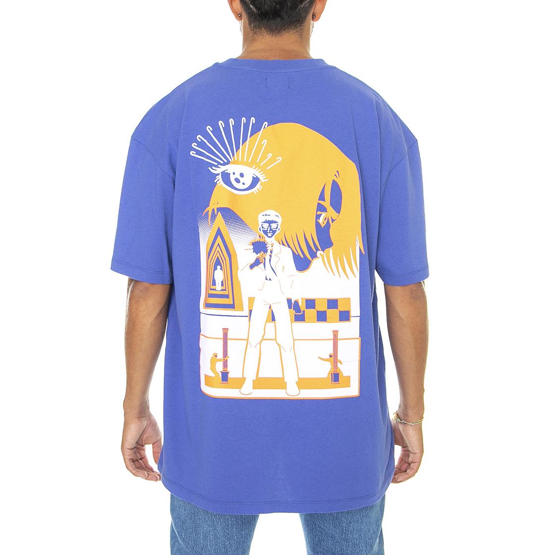 Ninkyo Eiga Ts Dazzling Blue - Maglietta Girocollo Uomo Blu I031133.1B1.67.-1B1.67  EDWIN 