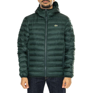 Blusone BH2909-YZP Green - Giacca con Cappuccio Uomo Verde BH2909-YZP  LACOSTE 