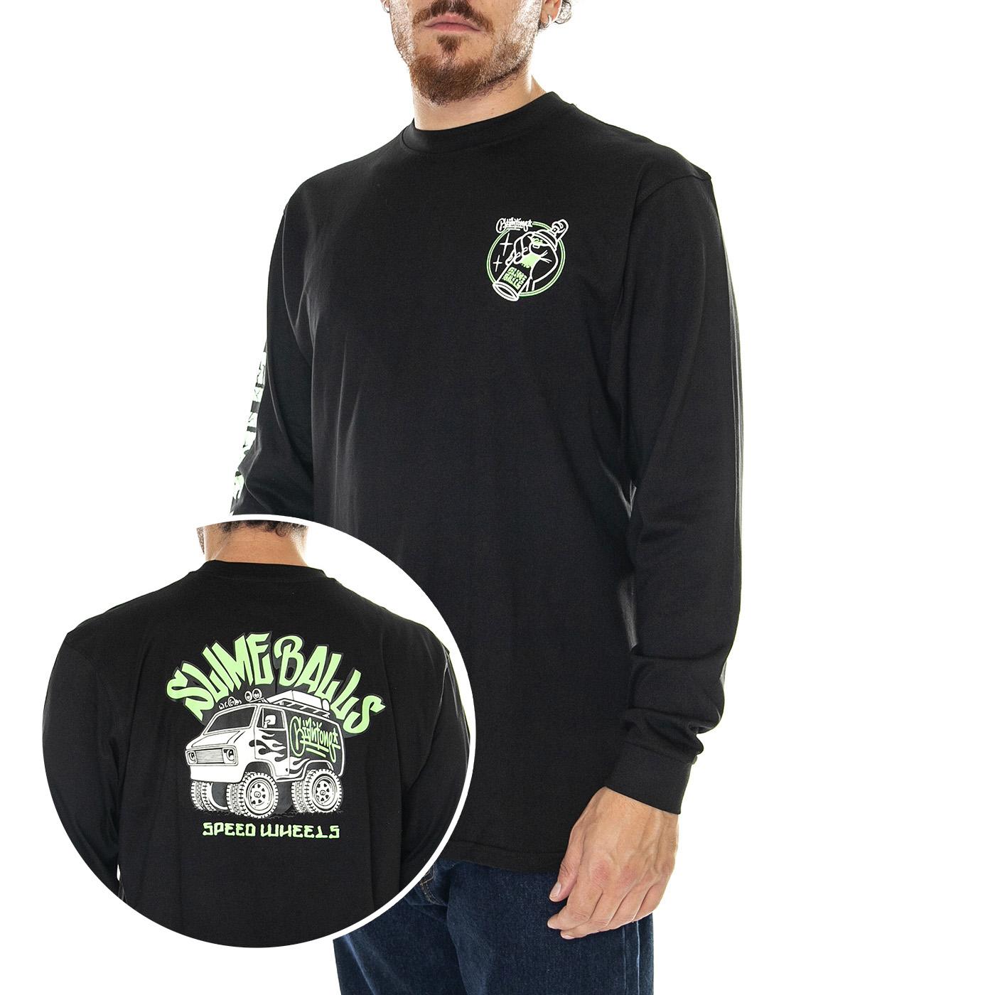  Mike Giant Van L/S Black  SANTA CRUZ 