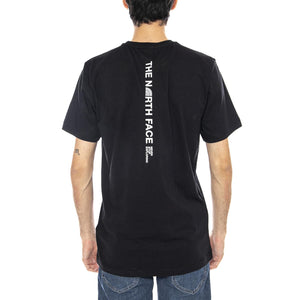 M Vertical Logo SS Tee Black - Maglietta Girocollo Uomo Nera NF0A8EE7 JK31 THE NORTH FACE 