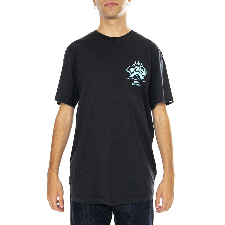 Sound Off Tee Black - Maglietta Girocollo Uomo Nera DMF241619D  DEUS EX MACHINA 