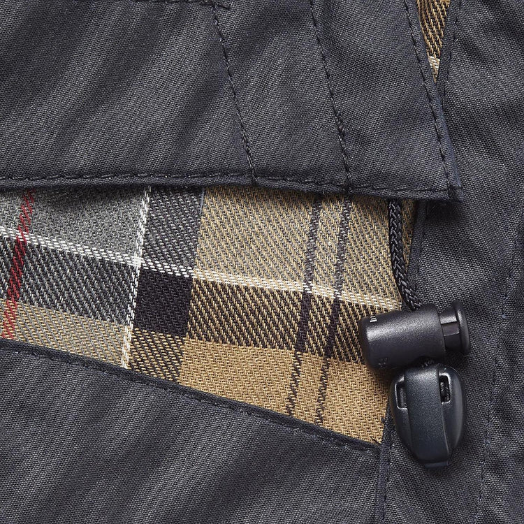 Waxed Cotton Hood Navy - Cappuccio Blu FW22-MHO0004-NY91  BARBOUR 